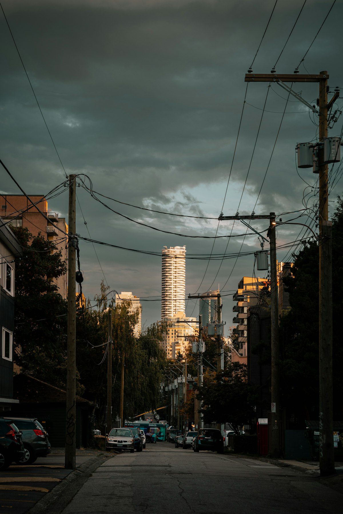 Burnaby residential towers and neighbourhood homes
