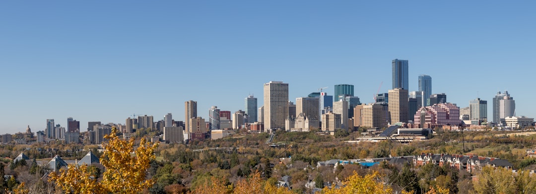 Edmonton luxury homes skyline