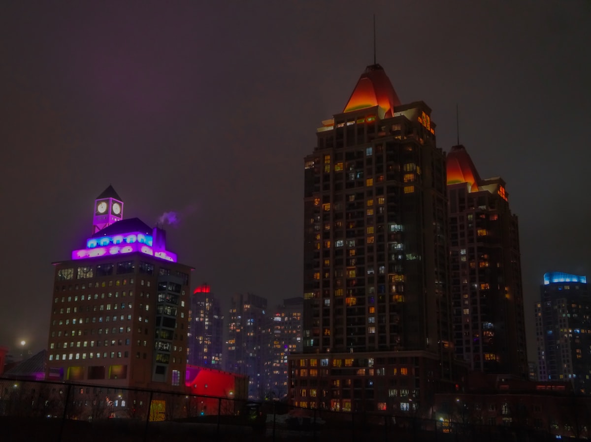 Mississauga skyline along Lake Ontario waterfront