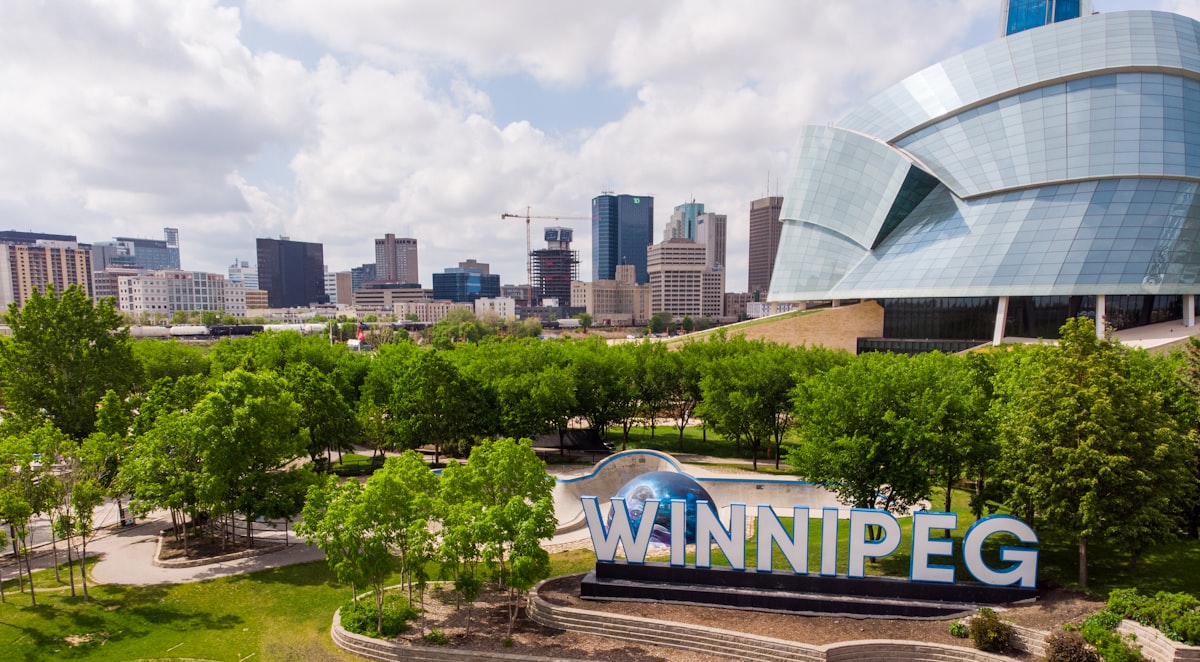 The Forks market and gathering area in downtown Winnipeg
