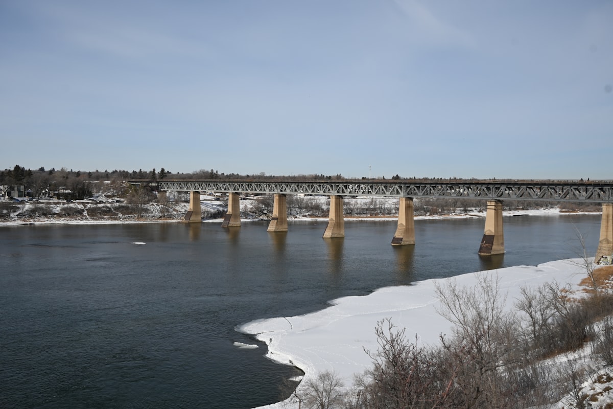 Saskatoon riverside parkland and walking trails