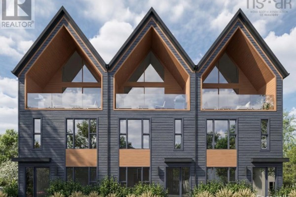 Rear view showcasing large windows and modern design - 1, 2, Or 3 Lot 500 Hedge Row, Mahone Bay