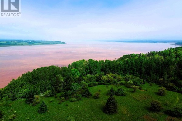 Aerial view of a wide, reddish body of water bordered by a green, tree-covered hillside. - 1 Avon Spirit Lane, Avondale