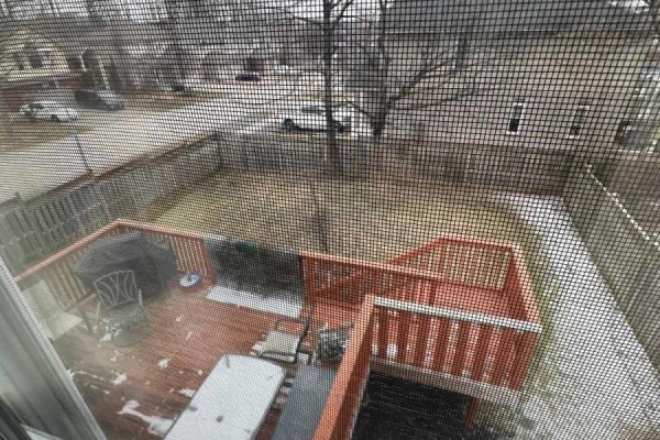 Multi-level deck with grill and seating - 100 Southview Court Woodstock
