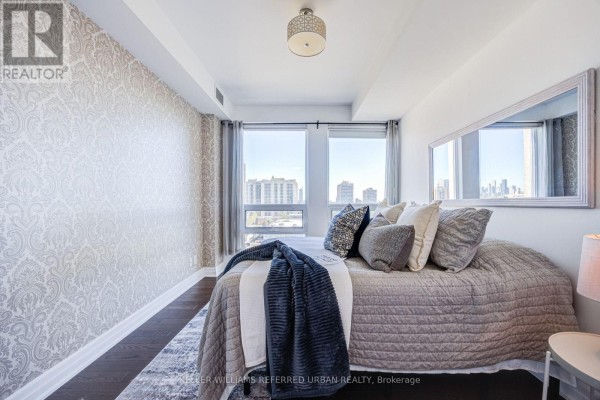 Bedroom 2 - 1006 - 500 St Clair Avenue W, Toronto, ON M6C1A8 Photo 5