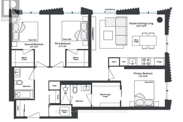 Kitchen - 1007 - 65 Trinity Street, Toronto, ON M5A0Y1 Photo 2
