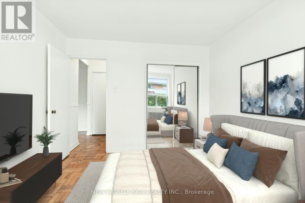 Bedroom 2 - 103 - 190 Cosburn Avenue, Toronto, ON M4J2M1 Photo 5