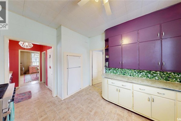 3D floor plan showing layout of rooms and furniture arrangement. - 107 3rd Avenue E, Scott