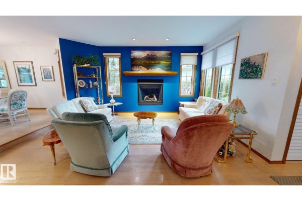 Family room - 109 Ironwood Pl Nw, Edmonton, AB T6J6R4 Photo 4