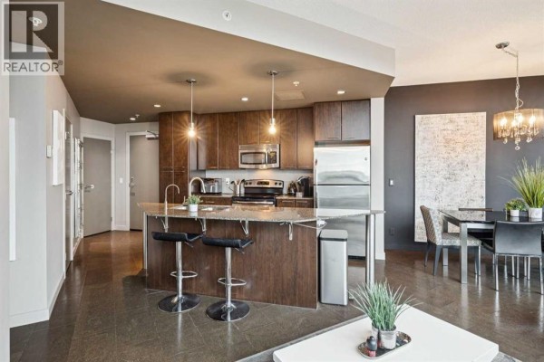 Living room - 1105, 220 12 Avenue Se, Calgary, AB T2G0R5 Photo 3