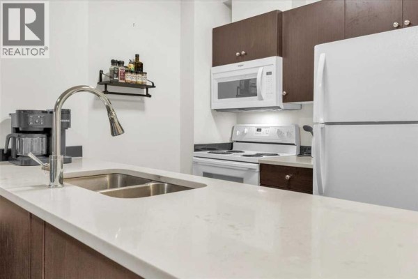 Kitchen - 1108, 73 Erin Woods Court Se, Calgary, AB T2B3V2 Photo 4