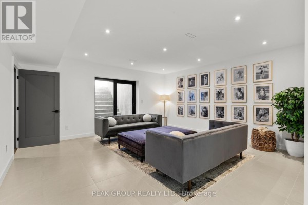 Modern bathroom with freestanding tub and walk-in shower - 111 Millpond Road Niagara On The Lake