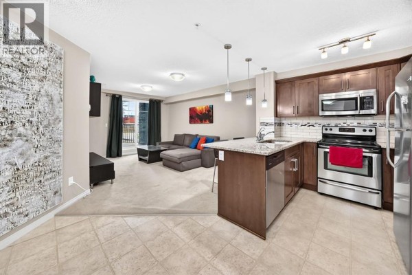 Dining room - 1110, 130 Panatella Street Nw, Calgary, AB T3K0Y6 Photo 5