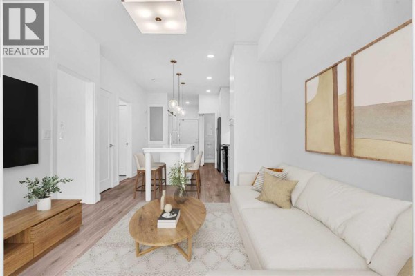Living room - 1119, 76 Cornerstone Passage Ne, Calgary, AB T3N0Y5 Photo 2