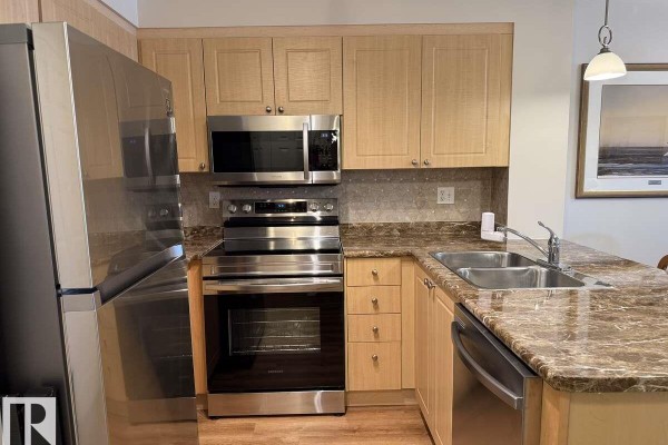 Kitchen - #113 616 Mcallister Lo Sw, Edmonton, AB T6W1N1 Photo 2