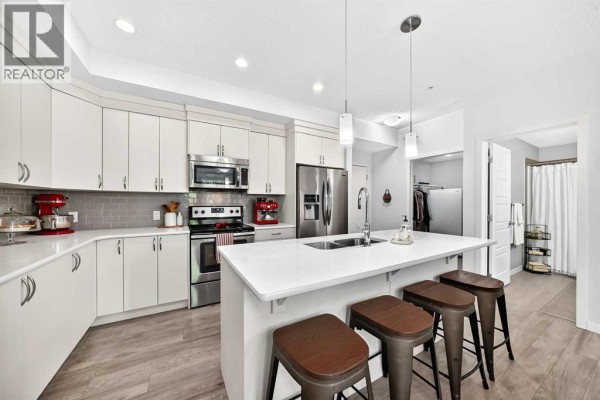 Primary Bedroom - 115, 6603 New Brighton Avenue Se, Calgary, AB T2Z5E5 Photo 5