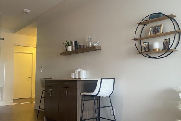 Living room - 1205 - 2 Sonic Way, Toronto, ON M3C0P2 Photo 2