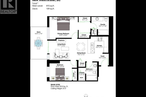 1205 888 Carnarvon Street, New Westminster, BC V3M0C6 Photo 2