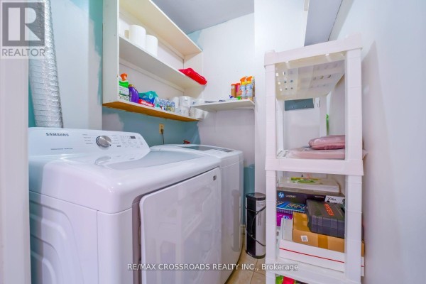 Samsung washer and dryer with shelving - 1208 - 340 Dixon Road Toronto