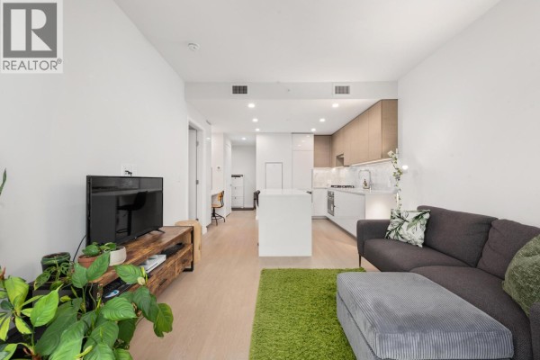 Children's playroom with green floor, soft play equipment, and colorful wall decorations. - 1301 2186 Gilmore Avenue, Burnaby