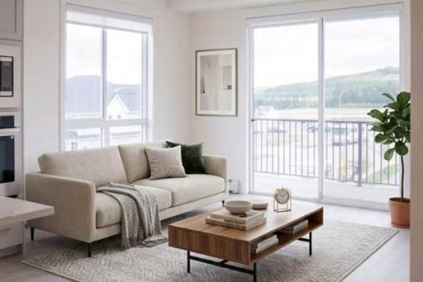 Living room - 1303, 47 Creekview Gardens Sw, Calgary, AB T2X6K7 Photo 3