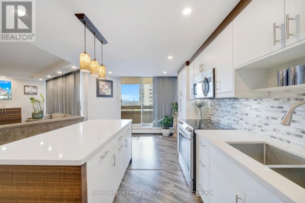 Kitchen - 1406 - 335 Mill Road, Toronto, ON M9C1Y6 Photo 2