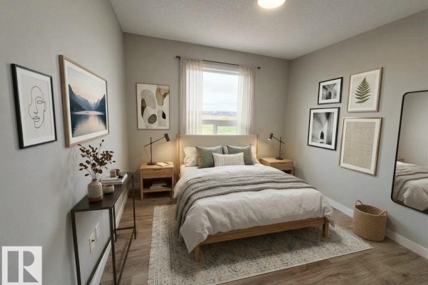 Primary Bedroom - #1411 9363 Simpson Dr Nw, Edmonton, AB T6R0N2 Photo 4