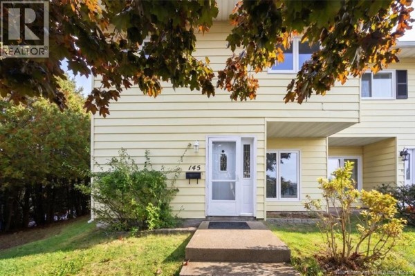 Townhouse for sale at 145 Woodhaven Drive, Saint John, NB - MLS® bJumUC