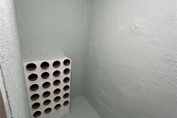 Ventilated storage rack in a small painted room - 148 Weber Street N Unit# A Waterloo