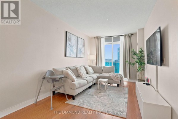 Primary Bedroom - 1505 - 90 Absolute Avenue, Mississauga, ON L4Z0A3 Photo 4