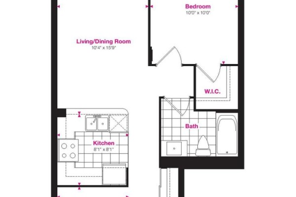 Dining room - 1513 - 5033 Four Springs Avenue, Mississauga, ON L5R0G6 Photo 2