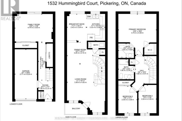 Dining room - 1532 Hummingbird Court, Pickering, ON L1V7H9 Photo 5