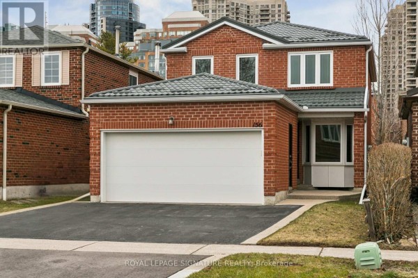 Small bathroom with a single sink, wooden cabinetry, and beige walls. - 156 Macedonia Crescent, Mississauga