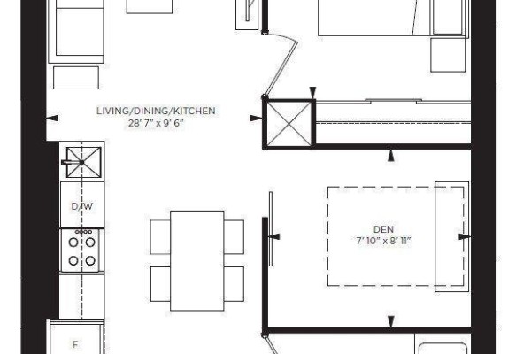 Dining room - 1612 - 181 Dundas Street E, Toronto, ON M5A0N5 Photo 2