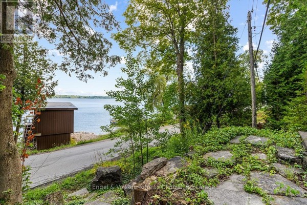 Lake view with shed and rocky terrain - 165 Mallory Beach Road South Bruce Peninsula