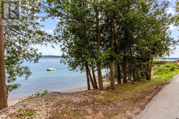 Waterfront property with dock and trees - 165 Mallory Beach Road South Bruce Peninsula