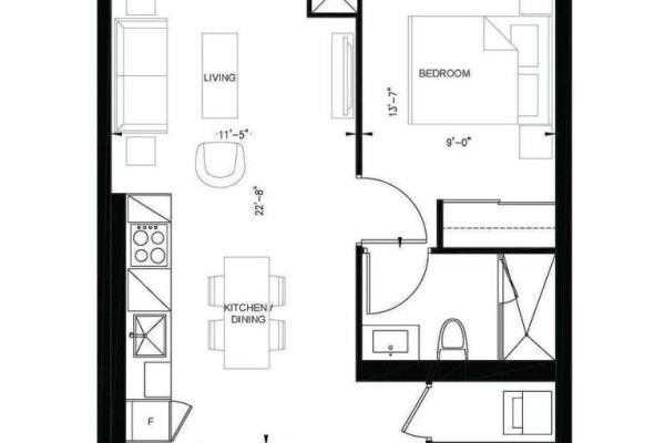 Bedroom 2 - 1718 - 2020 Bathurst Street, Toronto, ON M5P0A6 Photo 4