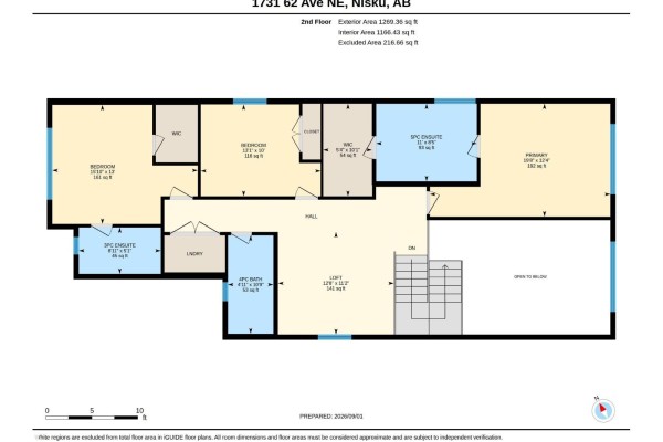 Primary Bedroom - 1731 62 Av Ne, Rural Leduc County, AB T4X3C8 Photo 5