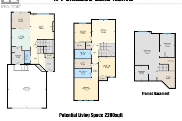 2pc Bathroom - 174 Caribou Bend N, Lethbridge, AB T1H7J8 Photo 4