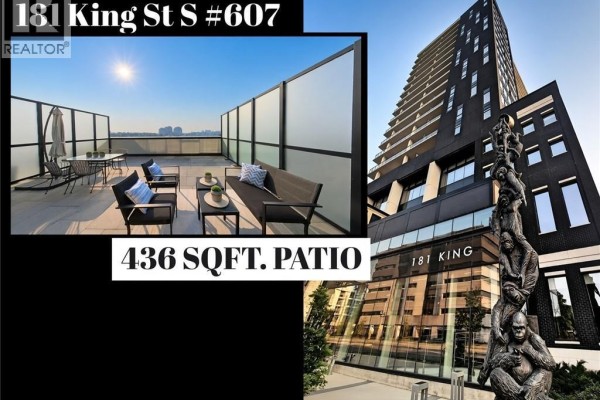 Apartment for rent at 181 King Street S Unit# 607, Waterloo, ON - MLS® k6iPt3