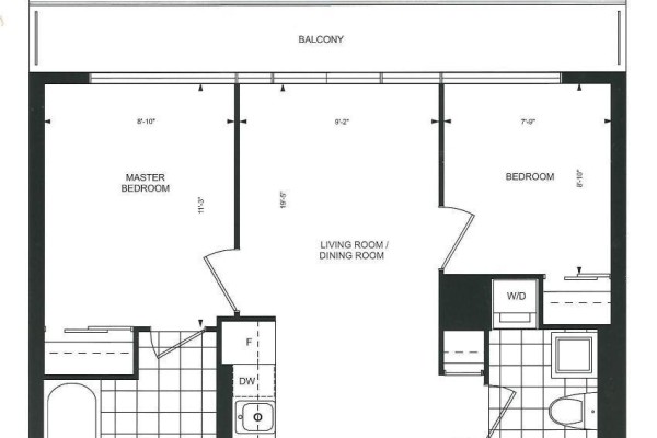 Kitchen - 1816 - 36 Lisgar Street, Toronto, ON M6J3G2 Photo 3