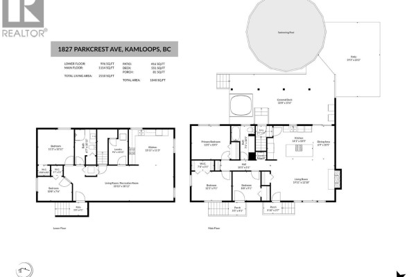 Full bathroom - 1827 Parkcrest Avenue, Kamloops, BC V2B4W8 Photo 4