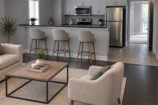 Living room/Dining room - 190 Century Hill Drive Unit# A2, Kitchener, ON N2E2W6 Photo 5