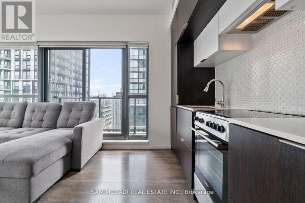 Living room - 1906 - 159 Dundas Street E, Toronto, ON M5B1E4 Photo 2