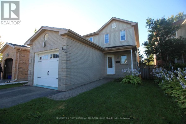 Side exterior view of a detached house with a single garage door and brick facade. - 199 Emerald Road, London South