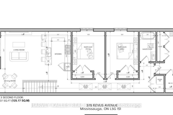 Dining room - 2 - 376 Revus Avenue, Mississauga, ON L5G1S1 Photo 2