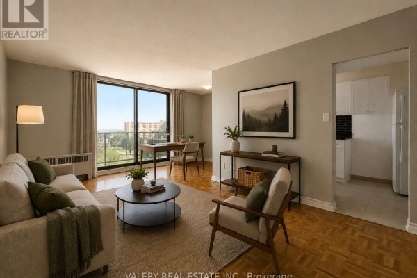 Living room - 203 - 35 Confederation Drive, Toronto, ON M1G1A2 Photo 3