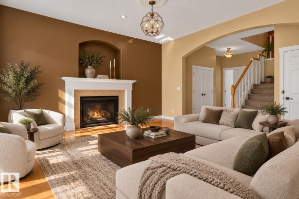 Family room - 20435 56 Av Nw, Edmonton, AB T6M0B8 Photo 4