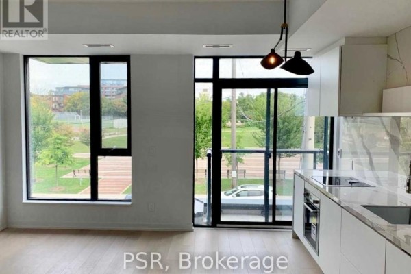Living room - 205 - 35 Wabash Avenue, Toronto, ON M6R0A9 Photo 3