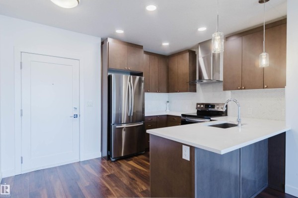 Kitchen - #205 1316 Windermere Wy Sw, Edmonton, AB T6W2J3 Photo 3